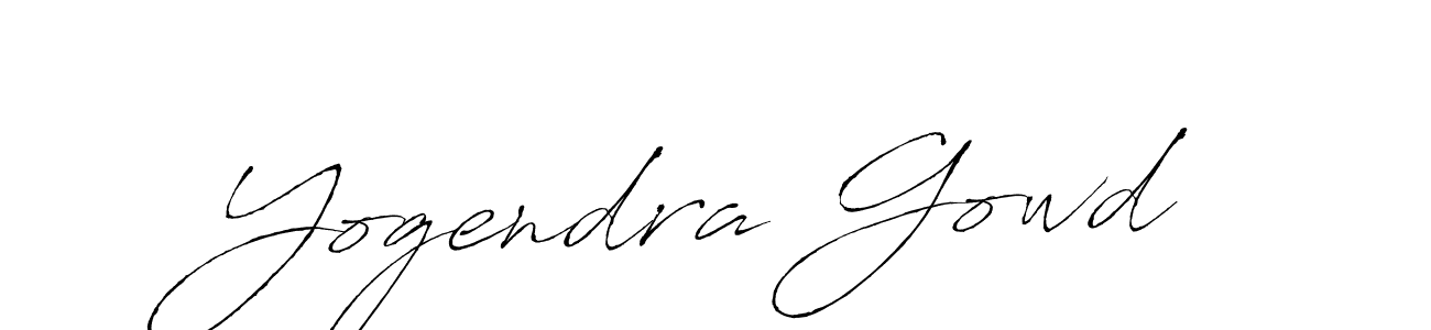 Yogendra Gowd stylish signature style. Best Handwritten Sign (Antro_Vectra) for my name. Handwritten Signature Collection Ideas for my name Yogendra Gowd. Yogendra Gowd signature style 6 images and pictures png